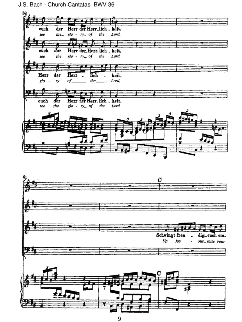 BWV36Schwingtfreudigeuchempor_一万首著名钢琴曲谱哈农贝多芬合集视频教学电子版高清无水印可打印_1古典钢琴知名音乐家谱_巴赫钢琴谱全集_J.S巴赫作品全集_JohannSebastianBach(1685-1750)巴赫