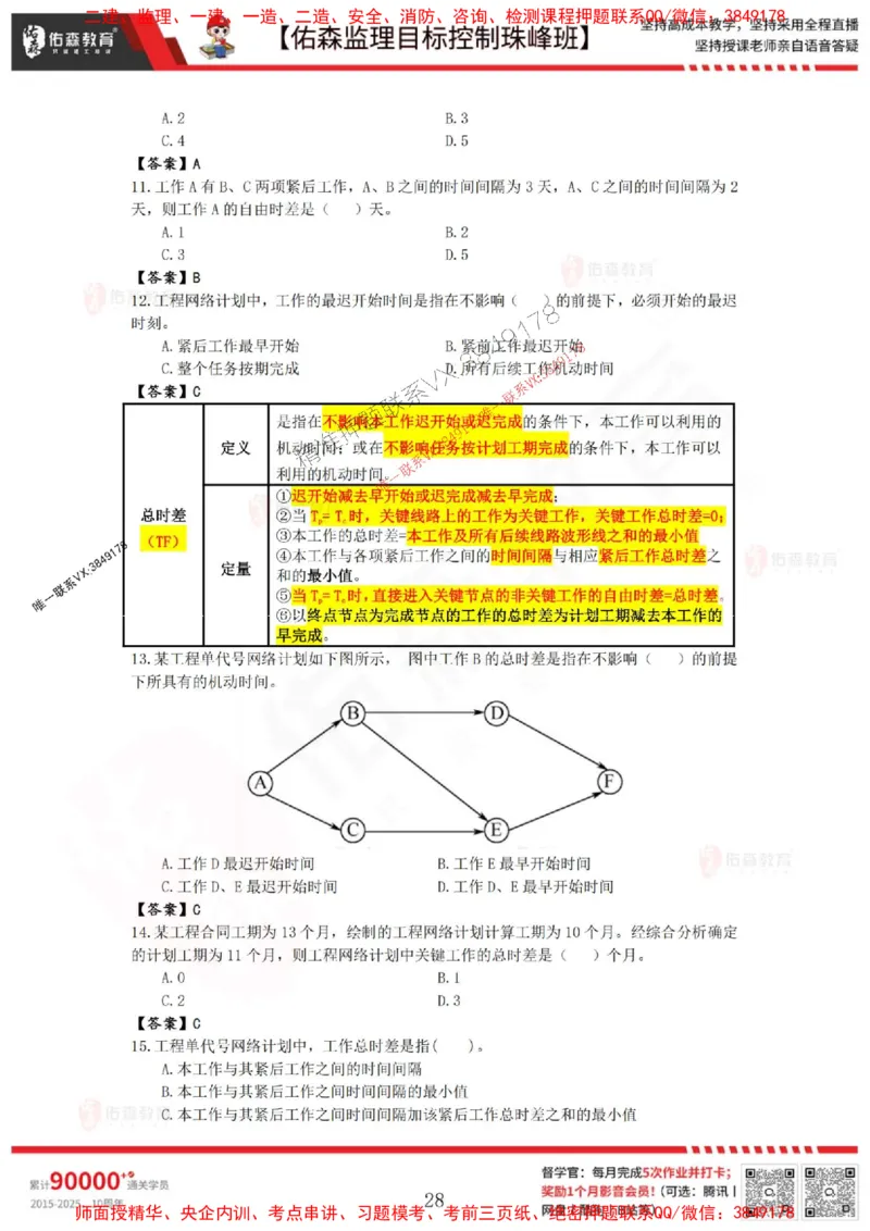 5月2日佑森监理目标控制珠峰班VIP作业答案_1_监理工程师_2025监理工程师_2025年监理工程师SVIP_2025年监理土建控制SVIP_02-基础精讲✿高端面授✿深度强化