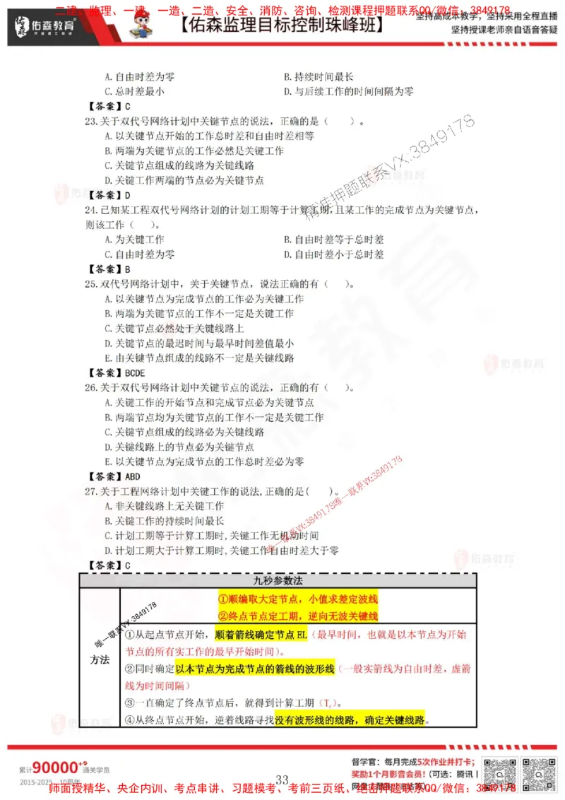 5月2日佑森监理目标控制珠峰班VIP作业答案_1_监理工程师_2025监理工程师_2025年监理工程师SVIP_2025年监理土建控制SVIP_02-基础精讲✿高端面授✿深度强化