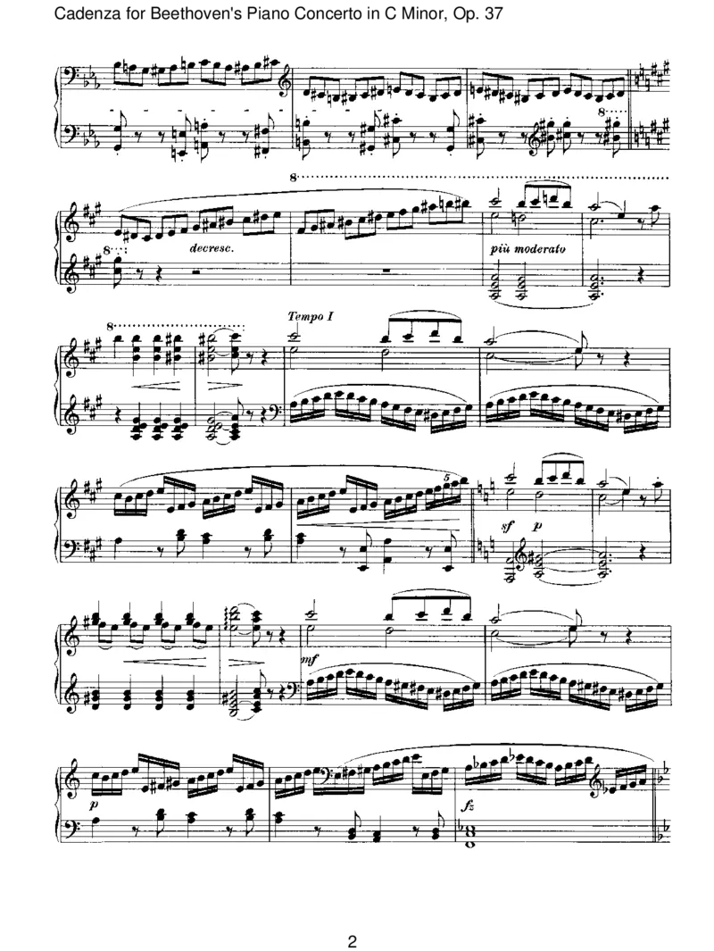 CadenzaforBeethoven'sPianoConcertoinCMinor,Op.37_一万首著名钢琴曲谱哈农贝多芬合集视频教学电子版高清无水印可打印_1古典钢琴知名音乐家谱_勃拉姆斯钢琴谱全集