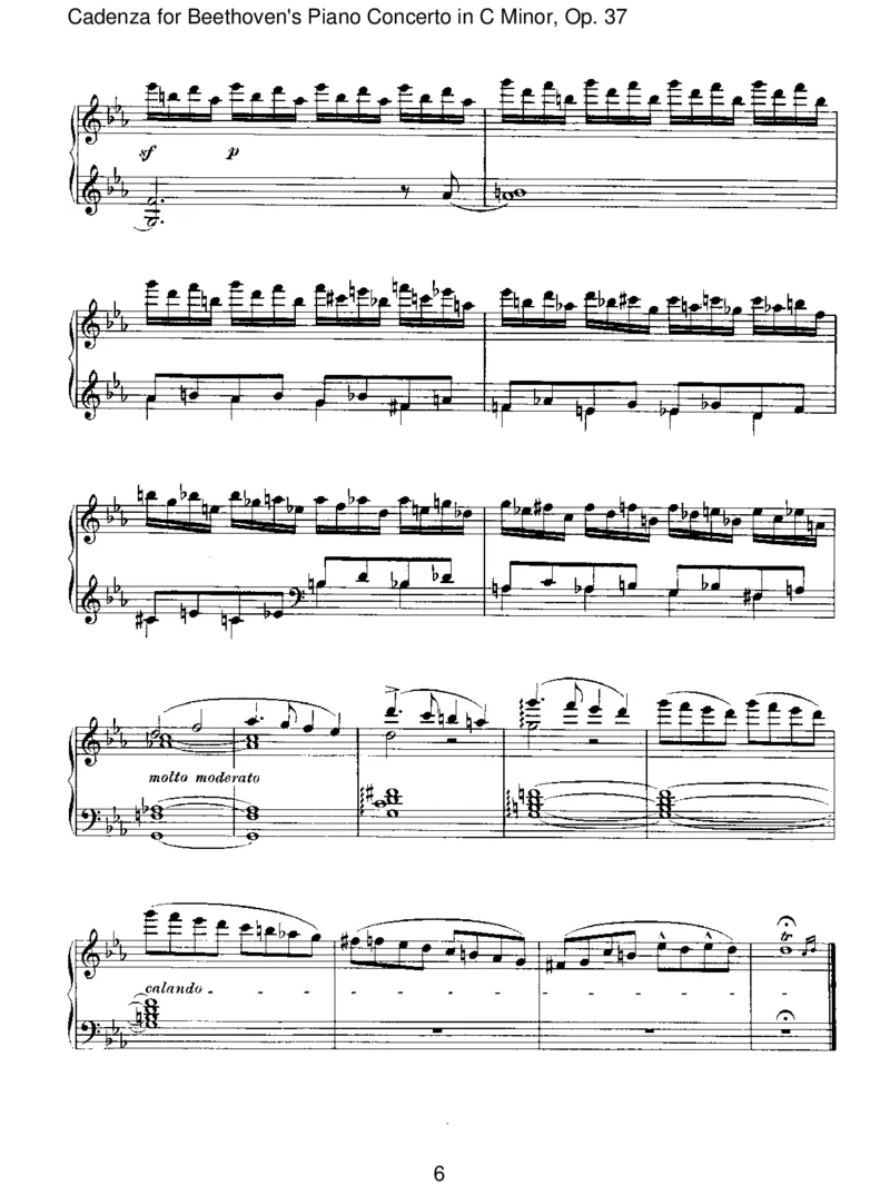 CadenzaforBeethoven'sPianoConcertoinCMinor,Op.37_一万首著名钢琴曲谱哈农贝多芬合集视频教学电子版高清无水印可打印_1古典钢琴知名音乐家谱_勃拉姆斯钢琴谱全集