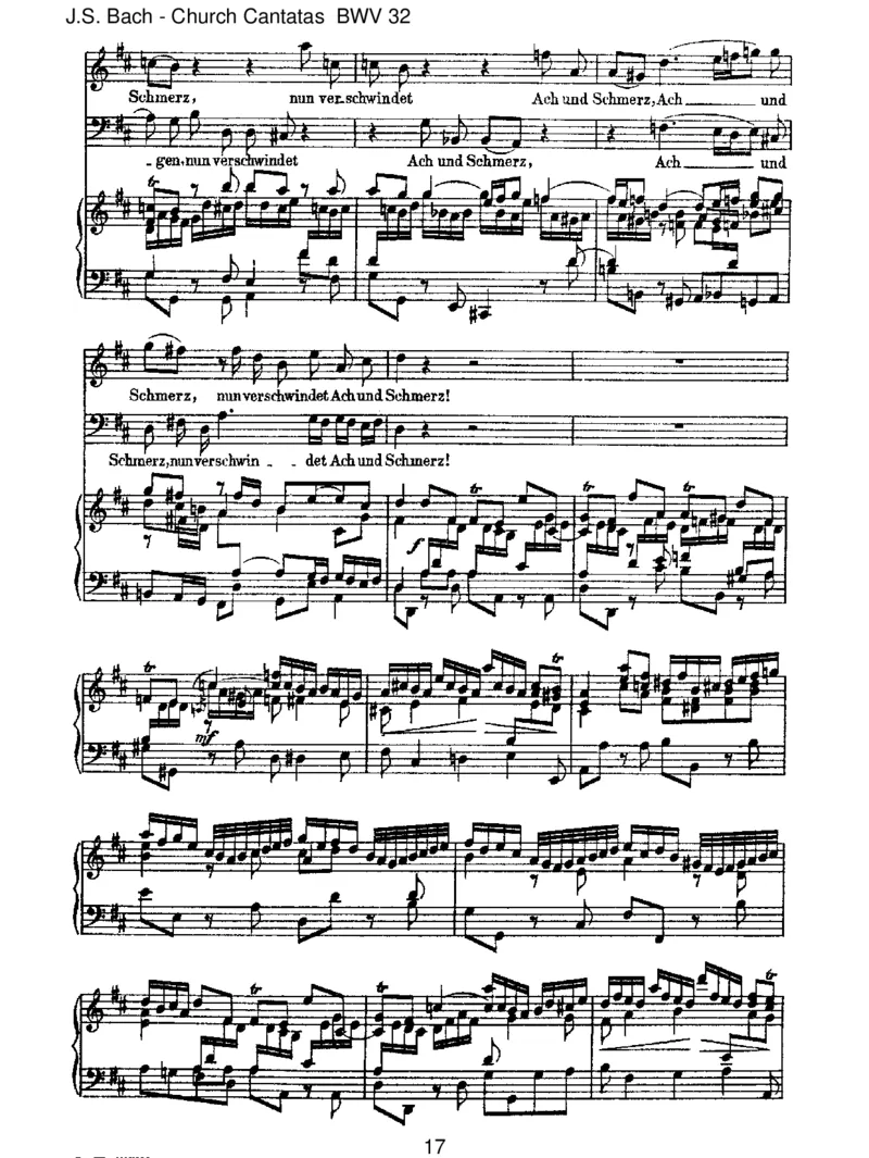 BWV32LiebsterJesu,meinVerlangen_一万首著名钢琴曲谱哈农贝多芬合集视频教学电子版高清无水印可打印_1古典钢琴知名音乐家谱_巴赫钢琴谱全集_J.S巴赫作品全集_JohannSebastianBach(1685-1750)巴赫