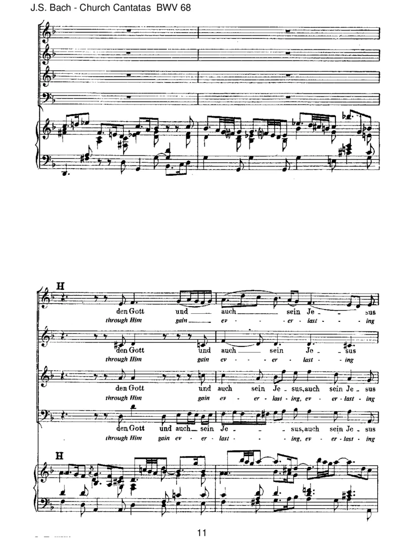 BWV68AlsohatGottdieWeltgeliebt_一万首著名钢琴曲谱哈农贝多芬合集视频教学电子版高清无水印可打印_1古典钢琴知名音乐家谱_巴赫钢琴谱全集_J.S巴赫作品全集_JohannSebastianBach(1685-1750)巴赫