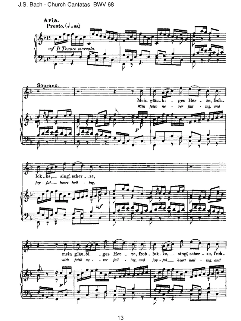 BWV68AlsohatGottdieWeltgeliebt_一万首著名钢琴曲谱哈农贝多芬合集视频教学电子版高清无水印可打印_1古典钢琴知名音乐家谱_巴赫钢琴谱全集_J.S巴赫作品全集_JohannSebastianBach(1685-1750)巴赫