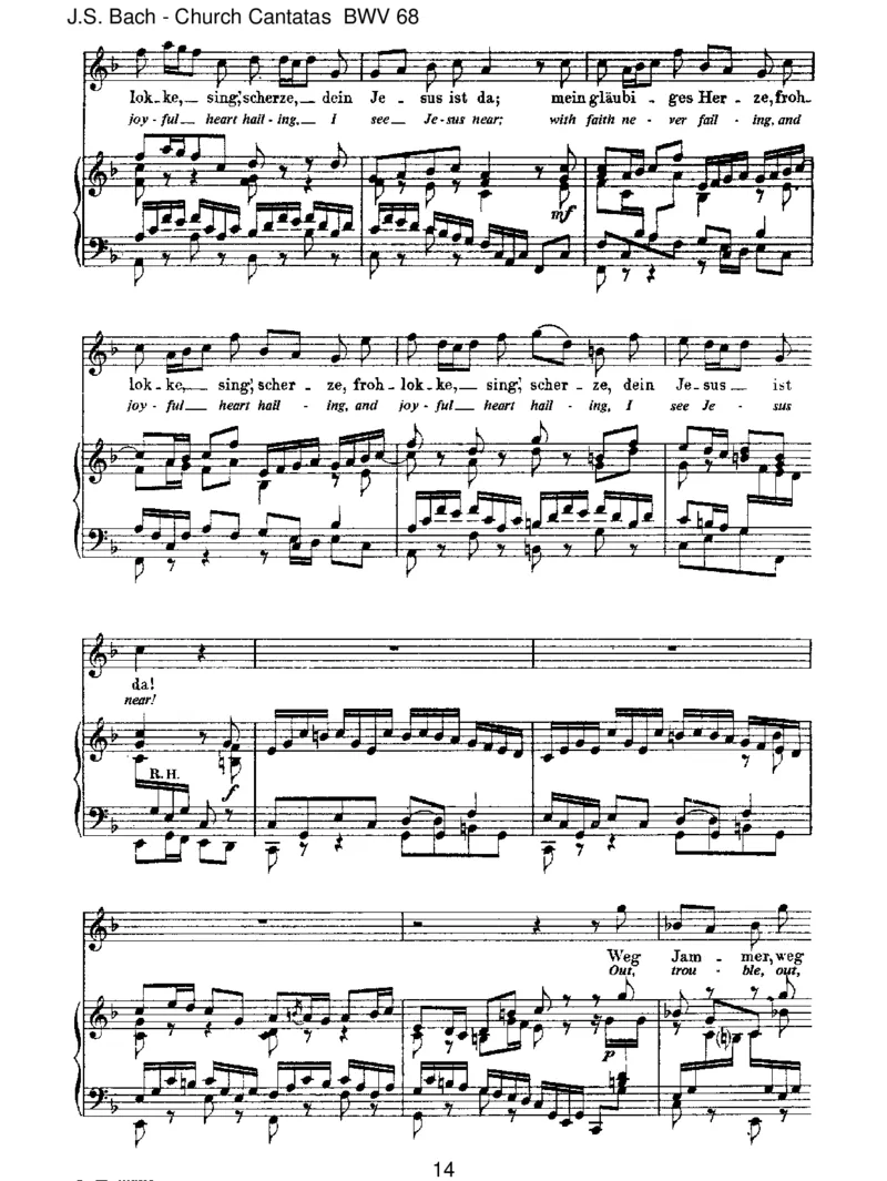 BWV68AlsohatGottdieWeltgeliebt_一万首著名钢琴曲谱哈农贝多芬合集视频教学电子版高清无水印可打印_1古典钢琴知名音乐家谱_巴赫钢琴谱全集_J.S巴赫作品全集_JohannSebastianBach(1685-1750)巴赫