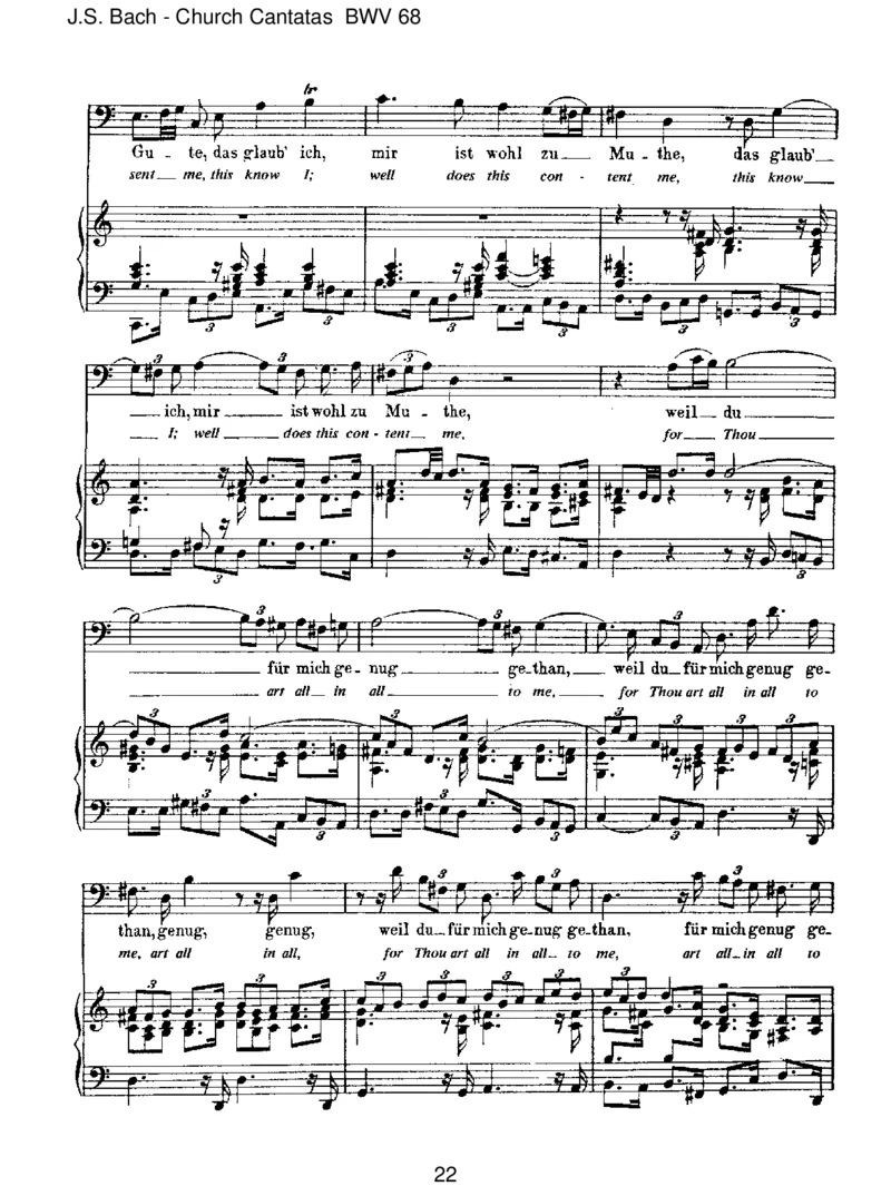 BWV68AlsohatGottdieWeltgeliebt_一万首著名钢琴曲谱哈农贝多芬合集视频教学电子版高清无水印可打印_1古典钢琴知名音乐家谱_巴赫钢琴谱全集_J.S巴赫作品全集_JohannSebastianBach(1685-1750)巴赫