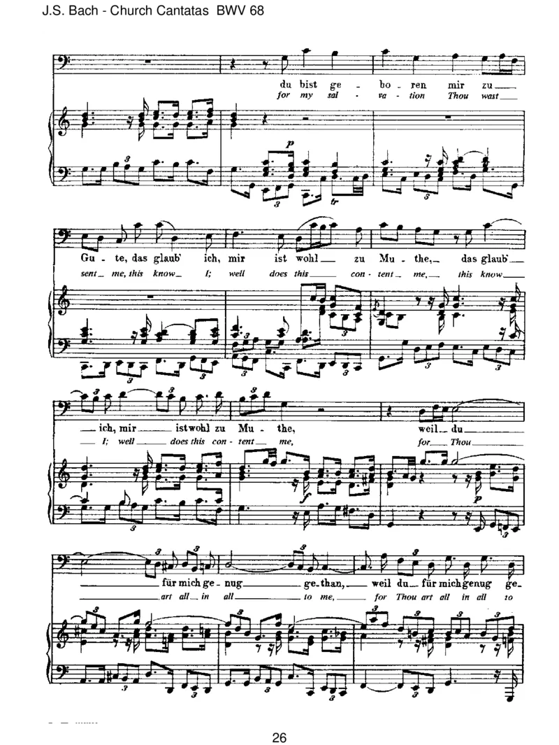 BWV68AlsohatGottdieWeltgeliebt_一万首著名钢琴曲谱哈农贝多芬合集视频教学电子版高清无水印可打印_1古典钢琴知名音乐家谱_巴赫钢琴谱全集_J.S巴赫作品全集_JohannSebastianBach(1685-1750)巴赫