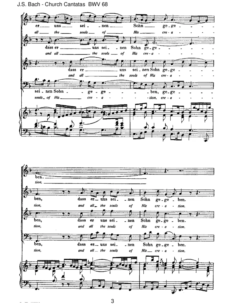 BWV68AlsohatGottdieWeltgeliebt_一万首著名钢琴曲谱哈农贝多芬合集视频教学电子版高清无水印可打印_1古典钢琴知名音乐家谱_巴赫钢琴谱全集_J.S巴赫作品全集_JohannSebastianBach(1685-1750)巴赫