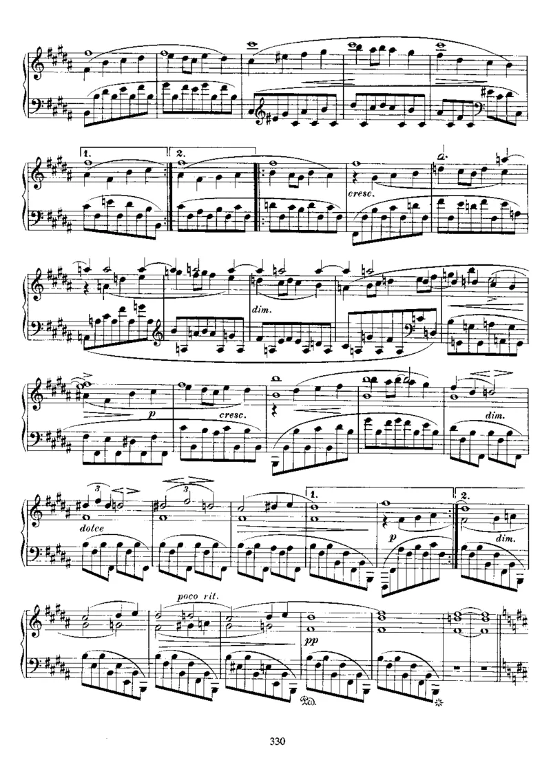 2Rhapsodies,Op79_一万首著名钢琴曲谱哈农贝多芬合集视频教学电子版高清无水印可打印_1古典钢琴知名音乐家谱_勃拉姆斯钢琴谱全集_其他