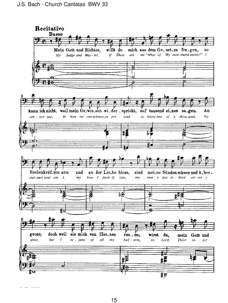 BWV33Alleinzudir,HerrJesuChrist_一万首著名钢琴曲谱哈农贝多芬合集视频教学电子版高清无水印可打印_1古典钢琴知名音乐家谱_巴赫钢琴谱全集_J.S巴赫作品全集