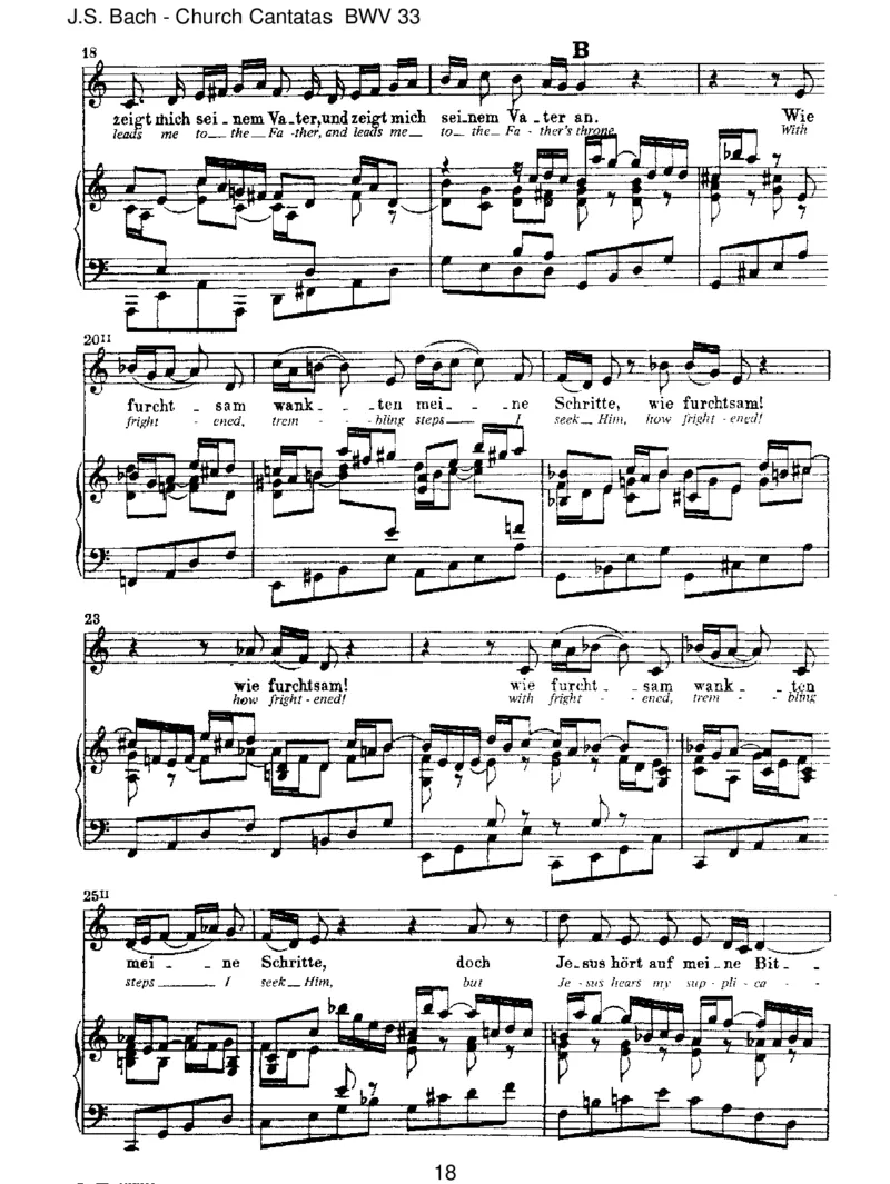 BWV33Alleinzudir,HerrJesuChrist_一万首著名钢琴曲谱哈农贝多芬合集视频教学电子版高清无水印可打印_1古典钢琴知名音乐家谱_巴赫钢琴谱全集_J.S巴赫作品全集