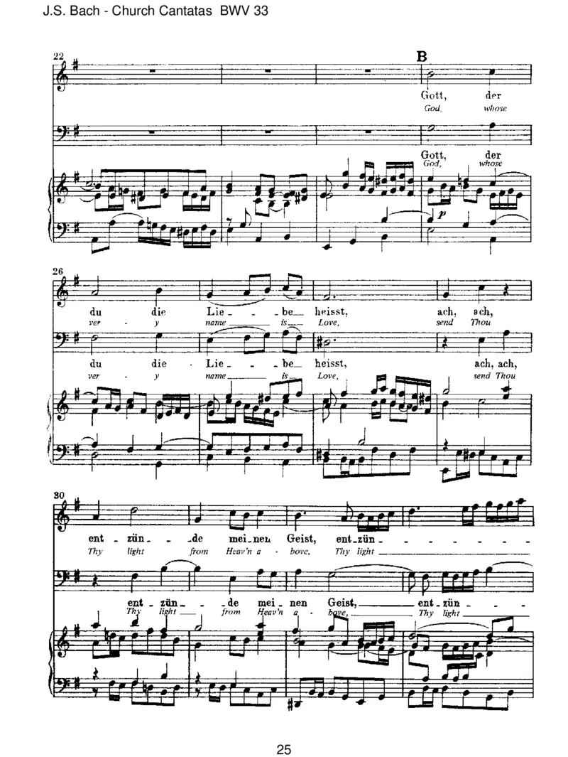 BWV33Alleinzudir,HerrJesuChrist_一万首著名钢琴曲谱哈农贝多芬合集视频教学电子版高清无水印可打印_1古典钢琴知名音乐家谱_巴赫钢琴谱全集_J.S巴赫作品全集