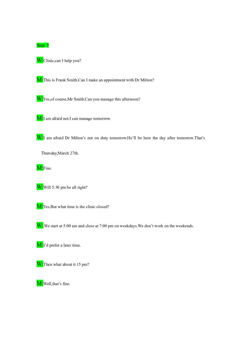 备考2024新高考英语听力(答案+文本)14_2024年5月_01按日期_1号_2024高考英语听力专题（80套模拟训练+历年真题）(附音频）_高考英语听力高分80套模拟训练_401