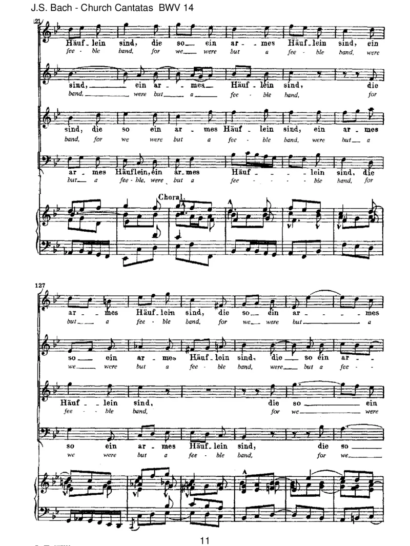 BWV14W_rGottnichtmitunsdieseZeit_一万首著名钢琴曲谱哈农贝多芬合集视频教学电子版高清无水印可打印_1古典钢琴知名音乐家谱_巴赫钢琴谱全集_J.S巴赫作品全集