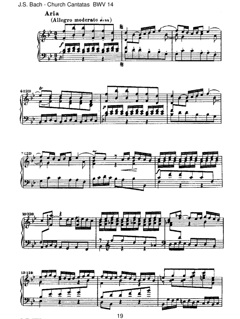 BWV14W_rGottnichtmitunsdieseZeit_一万首著名钢琴曲谱哈农贝多芬合集视频教学电子版高清无水印可打印_1古典钢琴知名音乐家谱_巴赫钢琴谱全集_J.S巴赫作品全集