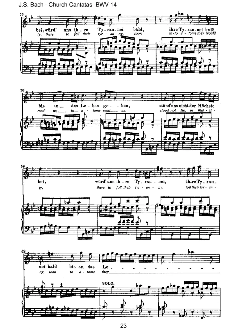 BWV14W_rGottnichtmitunsdieseZeit_一万首著名钢琴曲谱哈农贝多芬合集视频教学电子版高清无水印可打印_1古典钢琴知名音乐家谱_巴赫钢琴谱全集_J.S巴赫作品全集