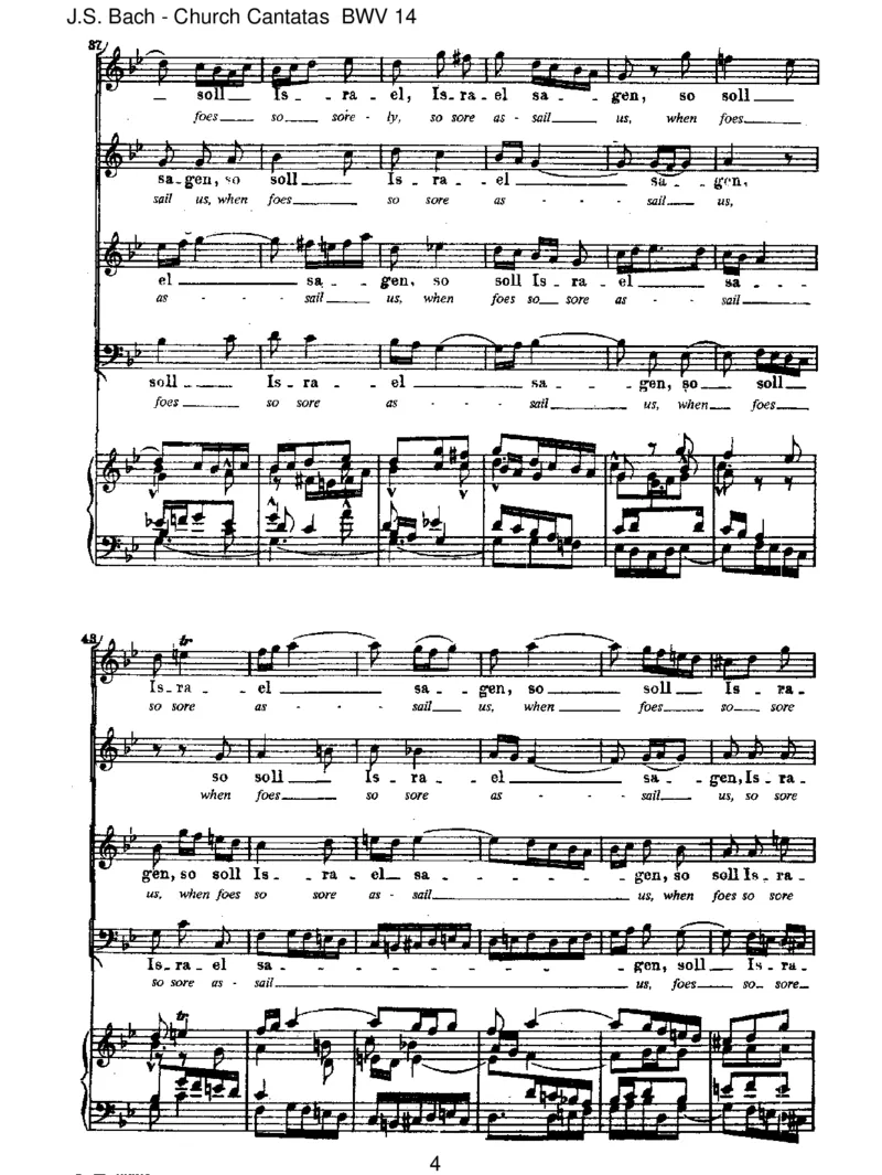 BWV14W_rGottnichtmitunsdieseZeit_一万首著名钢琴曲谱哈农贝多芬合集视频教学电子版高清无水印可打印_1古典钢琴知名音乐家谱_巴赫钢琴谱全集_J.S巴赫作品全集