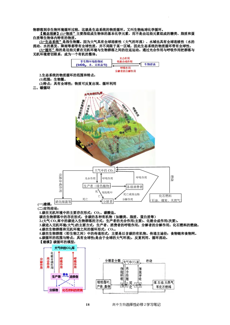 选择性必修2知识总结高二上学期生物人教版选择性必修2_E015高中全科试卷_生物试题_选修2_5.知识汇总