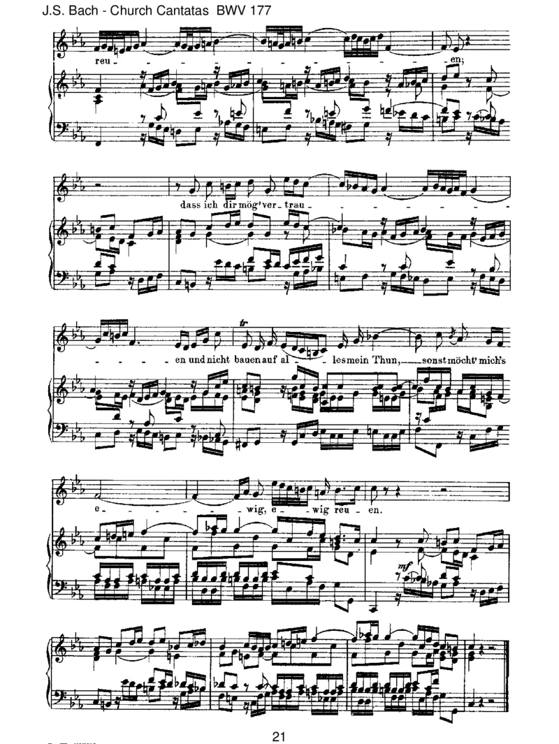 BWV177Ichrufzudir,HerrJesuChrist_一万首著名钢琴曲谱哈农贝多芬合集视频教学电子版高清无水印可打印_1古典钢琴知名音乐家谱_巴赫钢琴谱全集_J.S巴赫作品全集