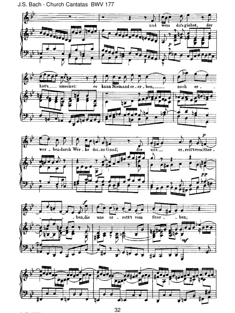BWV177Ichrufzudir,HerrJesuChrist_一万首著名钢琴曲谱哈农贝多芬合集视频教学电子版高清无水印可打印_1古典钢琴知名音乐家谱_巴赫钢琴谱全集_J.S巴赫作品全集