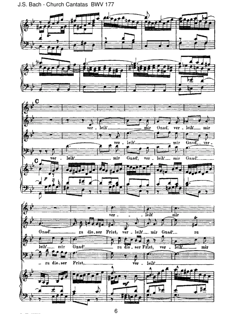 BWV177Ichrufzudir,HerrJesuChrist_一万首著名钢琴曲谱哈农贝多芬合集视频教学电子版高清无水印可打印_1古典钢琴知名音乐家谱_巴赫钢琴谱全集_J.S巴赫作品全集