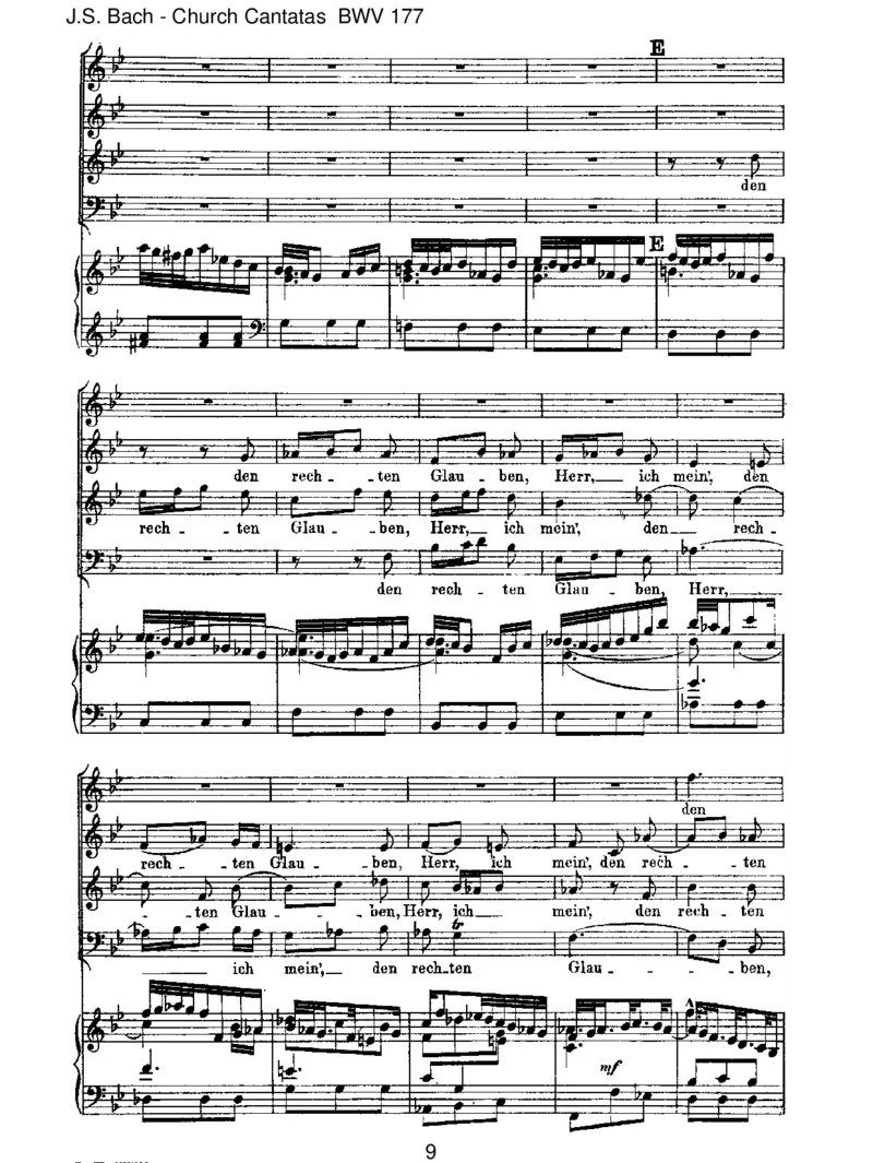 BWV177Ichrufzudir,HerrJesuChrist_一万首著名钢琴曲谱哈农贝多芬合集视频教学电子版高清无水印可打印_1古典钢琴知名音乐家谱_巴赫钢琴谱全集_J.S巴赫作品全集