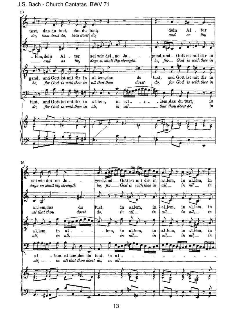 BWV71GottistmeinK_nig_一万首著名钢琴曲谱哈农贝多芬合集视频教学电子版高清无水印可打印_1古典钢琴知名音乐家谱_巴赫钢琴谱全集_J.S巴赫作品全集_JohannSebastianBach(1685-1750)巴赫