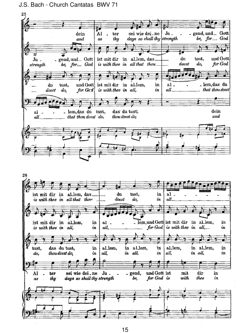 BWV71GottistmeinK_nig_一万首著名钢琴曲谱哈农贝多芬合集视频教学电子版高清无水印可打印_1古典钢琴知名音乐家谱_巴赫钢琴谱全集_J.S巴赫作品全集_JohannSebastianBach(1685-1750)巴赫