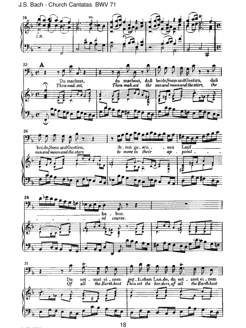 BWV71GottistmeinK_nig_一万首著名钢琴曲谱哈农贝多芬合集视频教学电子版高清无水印可打印_1古典钢琴知名音乐家谱_巴赫钢琴谱全集_J.S巴赫作品全集_JohannSebastianBach(1685-1750)巴赫