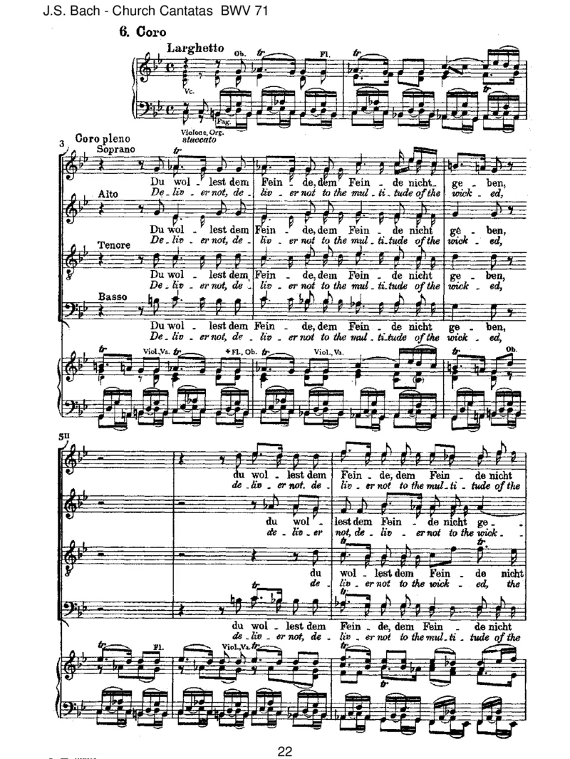 BWV71GottistmeinK_nig_一万首著名钢琴曲谱哈农贝多芬合集视频教学电子版高清无水印可打印_1古典钢琴知名音乐家谱_巴赫钢琴谱全集_J.S巴赫作品全集_JohannSebastianBach(1685-1750)巴赫