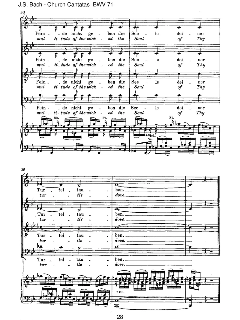 BWV71GottistmeinK_nig_一万首著名钢琴曲谱哈农贝多芬合集视频教学电子版高清无水印可打印_1古典钢琴知名音乐家谱_巴赫钢琴谱全集_J.S巴赫作品全集_JohannSebastianBach(1685-1750)巴赫