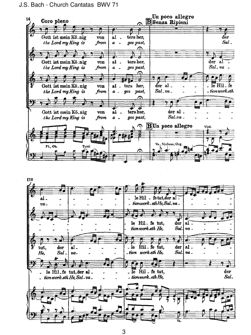 BWV71GottistmeinK_nig_一万首著名钢琴曲谱哈农贝多芬合集视频教学电子版高清无水印可打印_1古典钢琴知名音乐家谱_巴赫钢琴谱全集_J.S巴赫作品全集_JohannSebastianBach(1685-1750)巴赫