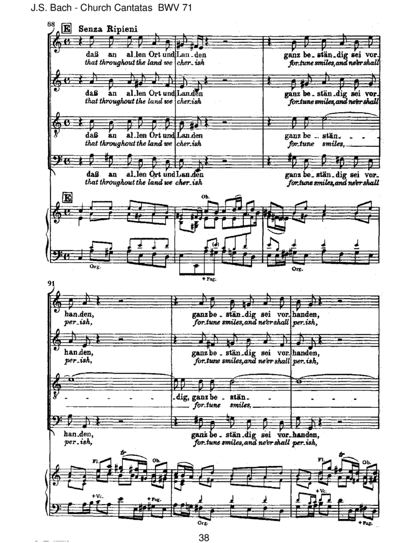 BWV71GottistmeinK_nig_一万首著名钢琴曲谱哈农贝多芬合集视频教学电子版高清无水印可打印_1古典钢琴知名音乐家谱_巴赫钢琴谱全集_J.S巴赫作品全集_JohannSebastianBach(1685-1750)巴赫