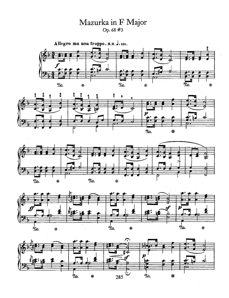 4Mazurkas,Op68_一万首著名钢琴曲谱哈农贝多芬合集视频教学电子版高清无水印可打印_1古典钢琴知名音乐家谱_肖邦钢琴谱全集_马祖卡