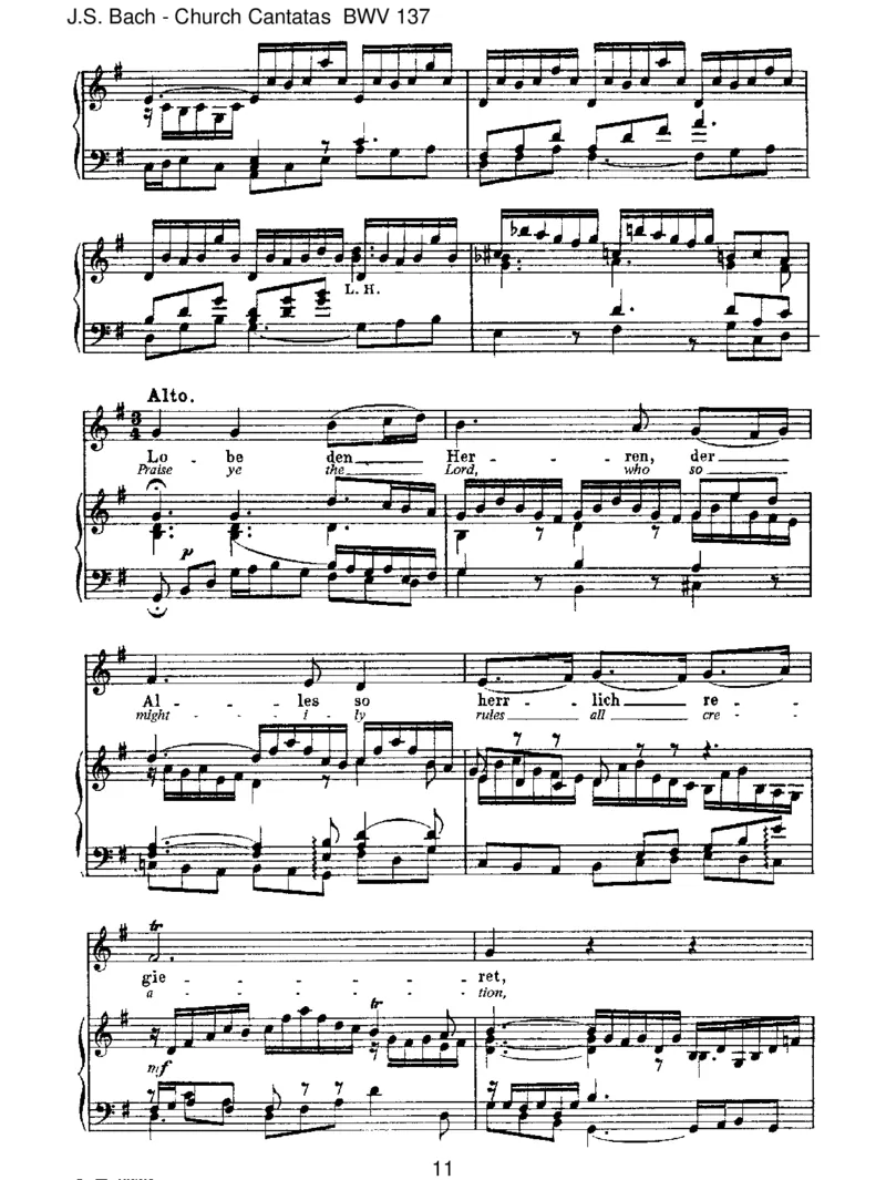 BWV137LobedenHerrn,denm_chtigenK_nigderEhren_一万首著名钢琴曲谱哈农贝多芬合集视频教学电子版高清无水印可打印_1古典钢琴知名音乐家谱_巴赫钢琴谱全集_J.S巴赫作品全集