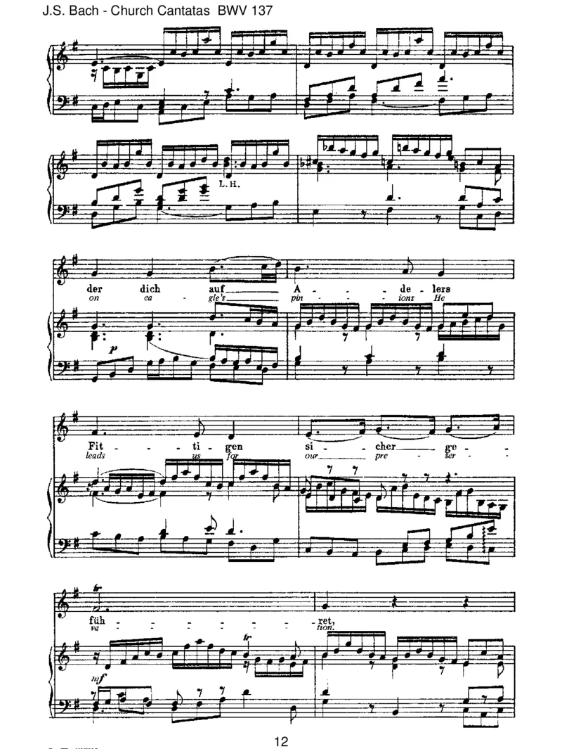 BWV137LobedenHerrn,denm_chtigenK_nigderEhren_一万首著名钢琴曲谱哈农贝多芬合集视频教学电子版高清无水印可打印_1古典钢琴知名音乐家谱_巴赫钢琴谱全集_J.S巴赫作品全集