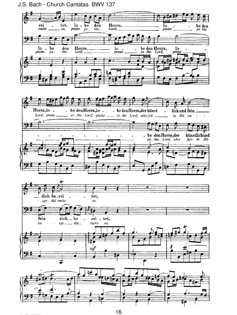BWV137LobedenHerrn,denm_chtigenK_nigderEhren_一万首著名钢琴曲谱哈农贝多芬合集视频教学电子版高清无水印可打印_1古典钢琴知名音乐家谱_巴赫钢琴谱全集_J.S巴赫作品全集