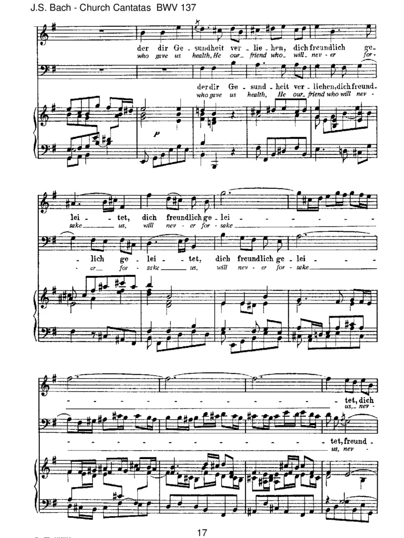BWV137LobedenHerrn,denm_chtigenK_nigderEhren_一万首著名钢琴曲谱哈农贝多芬合集视频教学电子版高清无水印可打印_1古典钢琴知名音乐家谱_巴赫钢琴谱全集_J.S巴赫作品全集