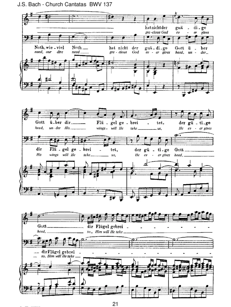 BWV137LobedenHerrn,denm_chtigenK_nigderEhren_一万首著名钢琴曲谱哈农贝多芬合集视频教学电子版高清无水印可打印_1古典钢琴知名音乐家谱_巴赫钢琴谱全集_J.S巴赫作品全集