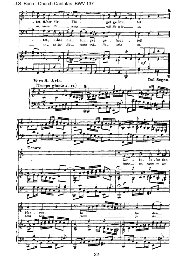 BWV137LobedenHerrn,denm_chtigenK_nigderEhren_一万首著名钢琴曲谱哈农贝多芬合集视频教学电子版高清无水印可打印_1古典钢琴知名音乐家谱_巴赫钢琴谱全集_J.S巴赫作品全集