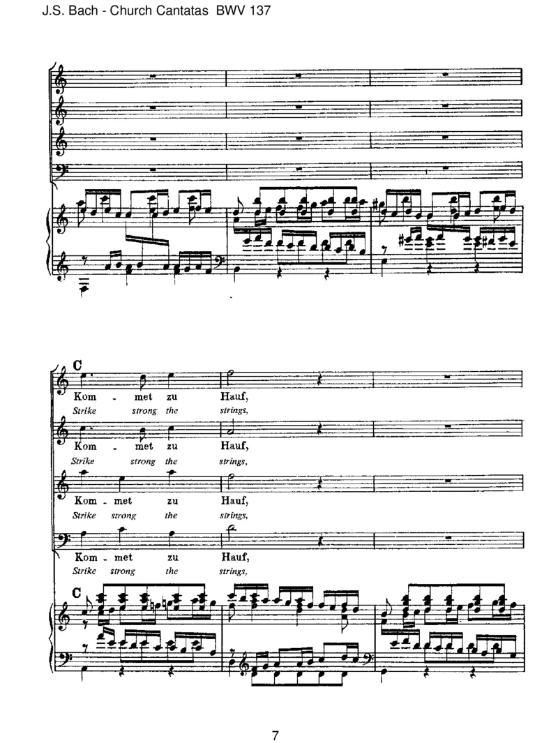 BWV137LobedenHerrn,denm_chtigenK_nigderEhren_一万首著名钢琴曲谱哈农贝多芬合集视频教学电子版高清无水印可打印_1古典钢琴知名音乐家谱_巴赫钢琴谱全集_J.S巴赫作品全集
