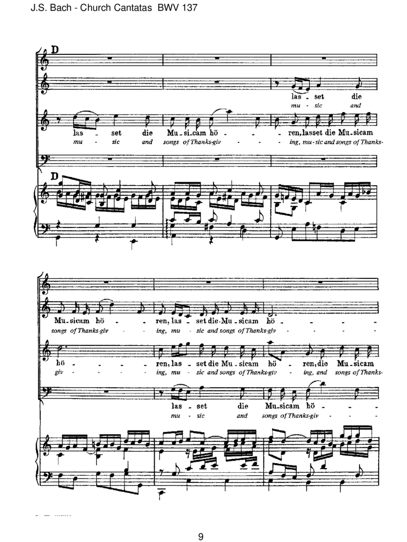 BWV137LobedenHerrn,denm_chtigenK_nigderEhren_一万首著名钢琴曲谱哈农贝多芬合集视频教学电子版高清无水印可打印_1古典钢琴知名音乐家谱_巴赫钢琴谱全集_J.S巴赫作品全集