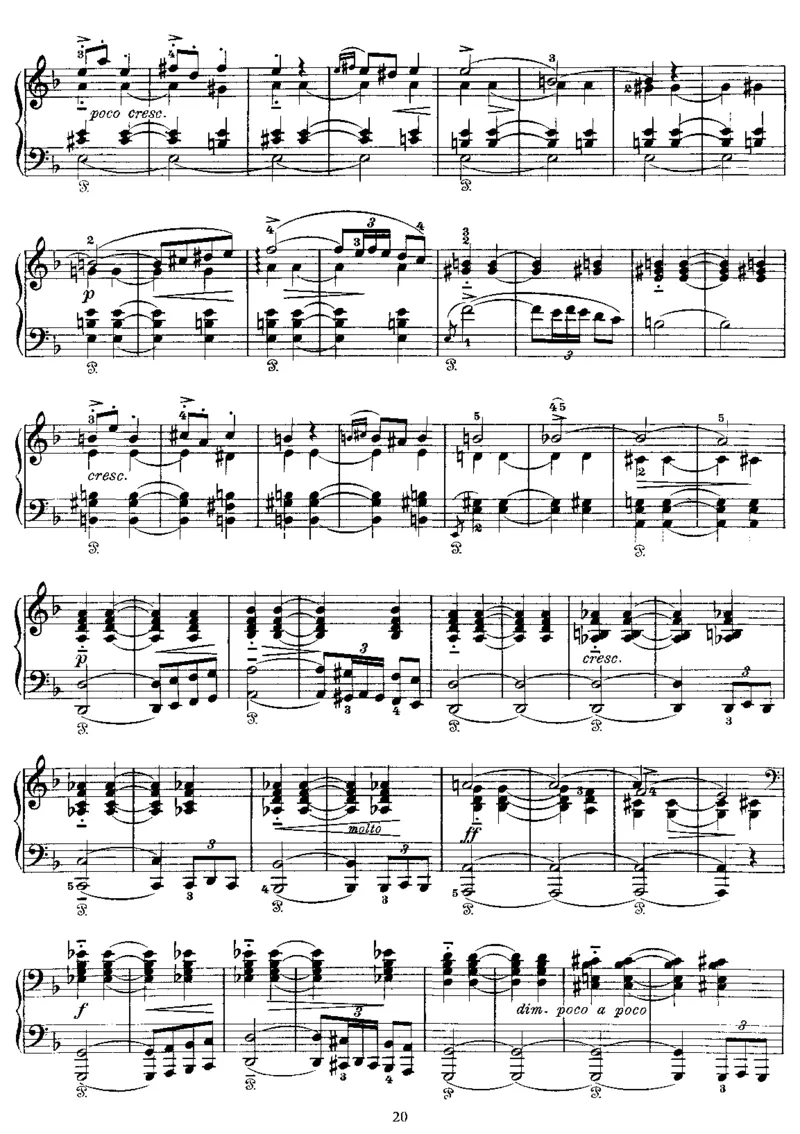 4NorwegianDancesfromOp35_一万首著名钢琴曲谱哈农贝多芬合集视频教学电子版高清无水印可打印_1古典钢琴知名音乐家谱_格里格钢琴谱全集_其他