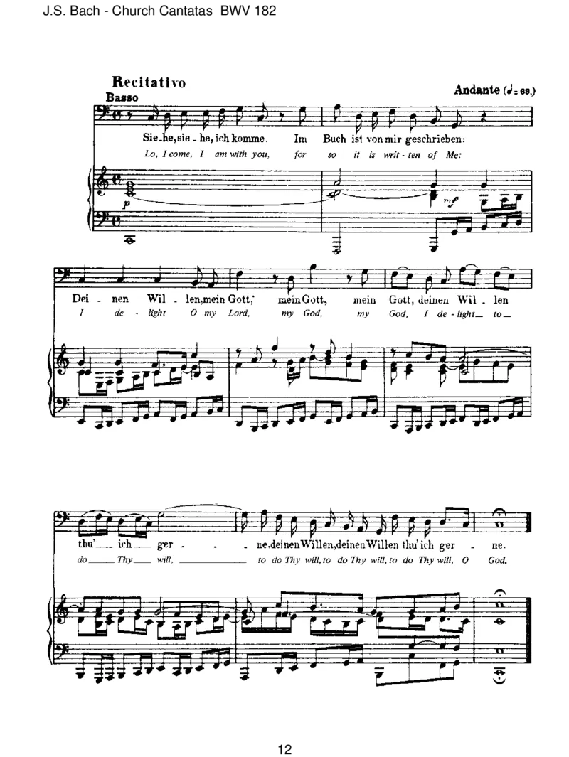 BWV182Himmelsk_nig,seiwilkommen_一万首著名钢琴曲谱哈农贝多芬合集视频教学电子版高清无水印可打印_1古典钢琴知名音乐家谱_巴赫钢琴谱全集_J.S巴赫作品全集_JohannSebastianBach(1685-1750)巴赫