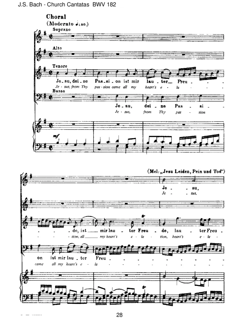 BWV182Himmelsk_nig,seiwilkommen_一万首著名钢琴曲谱哈农贝多芬合集视频教学电子版高清无水印可打印_1古典钢琴知名音乐家谱_巴赫钢琴谱全集_J.S巴赫作品全集_JohannSebastianBach(1685-1750)巴赫