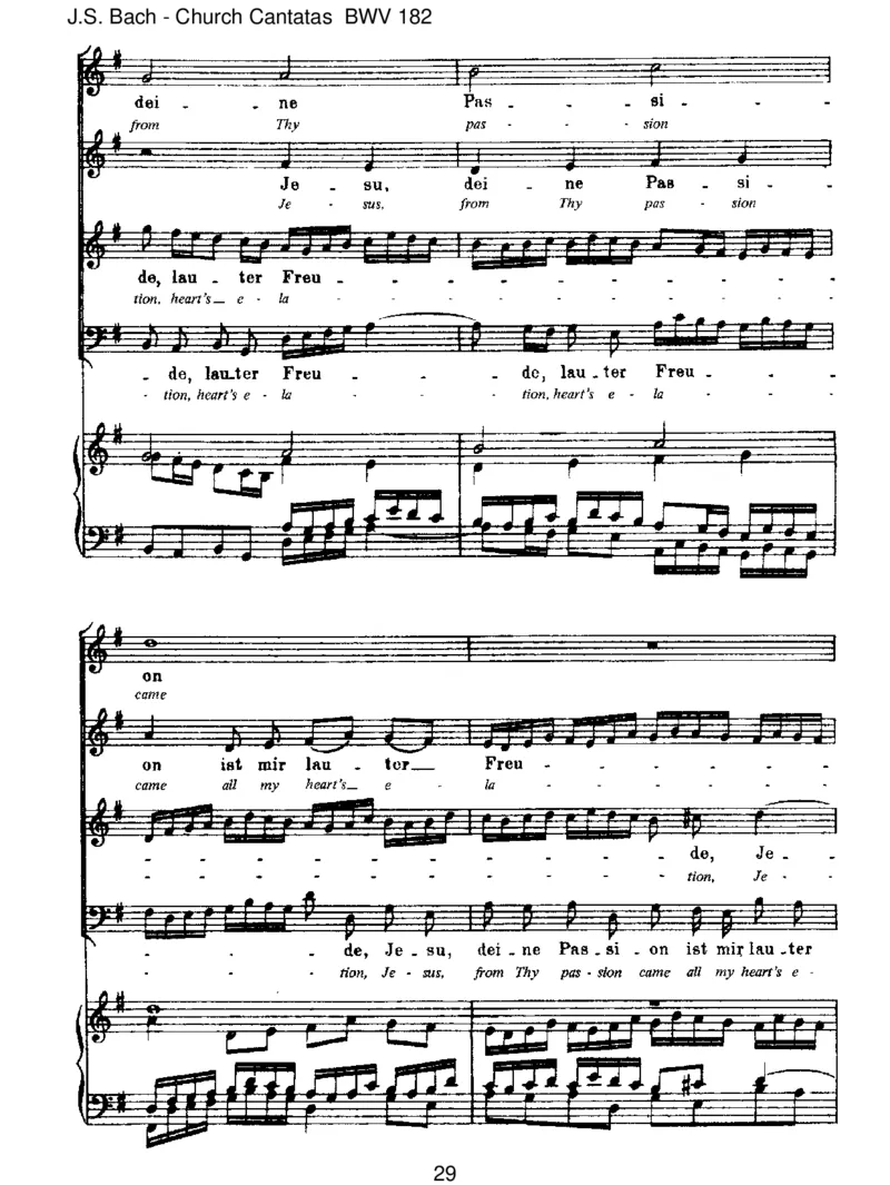 BWV182Himmelsk_nig,seiwilkommen_一万首著名钢琴曲谱哈农贝多芬合集视频教学电子版高清无水印可打印_1古典钢琴知名音乐家谱_巴赫钢琴谱全集_J.S巴赫作品全集_JohannSebastianBach(1685-1750)巴赫