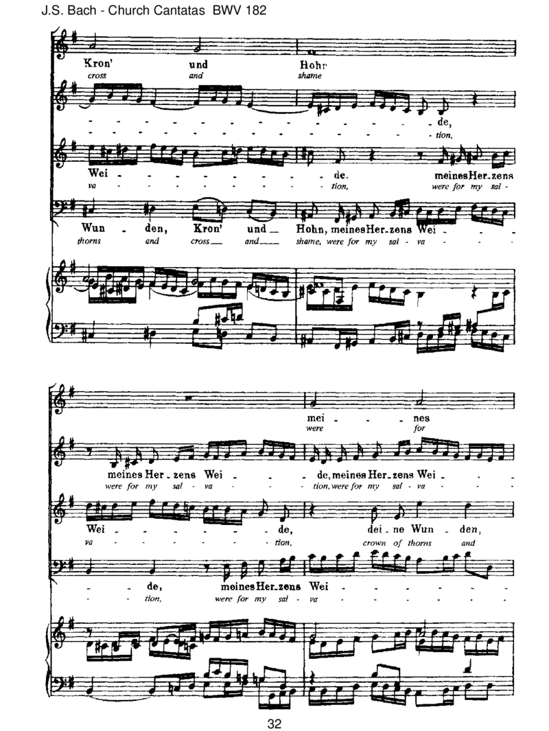 BWV182Himmelsk_nig,seiwilkommen_一万首著名钢琴曲谱哈农贝多芬合集视频教学电子版高清无水印可打印_1古典钢琴知名音乐家谱_巴赫钢琴谱全集_J.S巴赫作品全集_JohannSebastianBach(1685-1750)巴赫