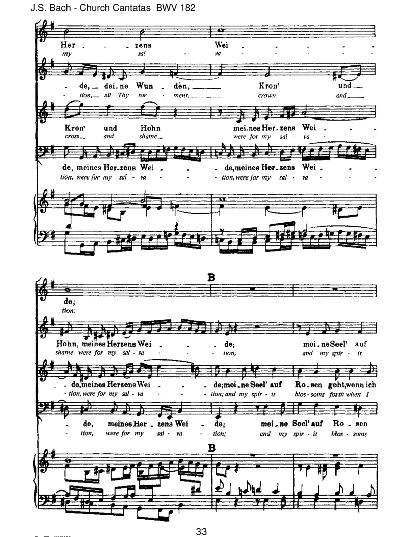 BWV182Himmelsk_nig,seiwilkommen_一万首著名钢琴曲谱哈农贝多芬合集视频教学电子版高清无水印可打印_1古典钢琴知名音乐家谱_巴赫钢琴谱全集_J.S巴赫作品全集_JohannSebastianBach(1685-1750)巴赫