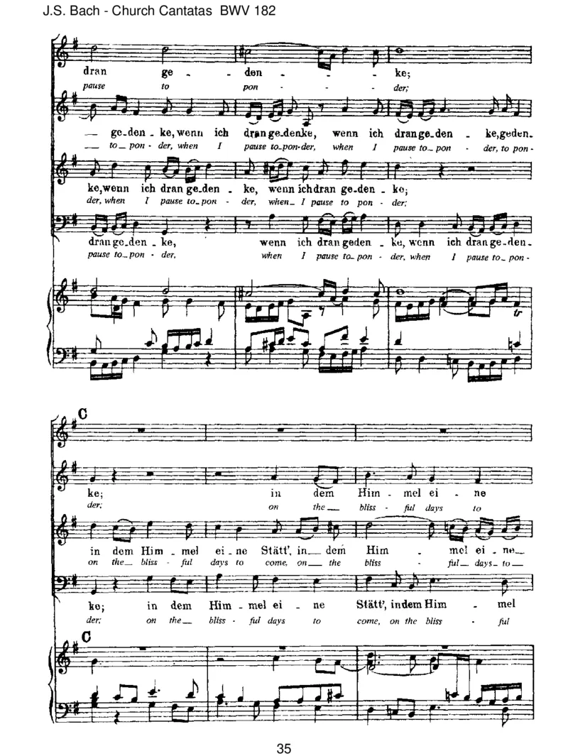 BWV182Himmelsk_nig,seiwilkommen_一万首著名钢琴曲谱哈农贝多芬合集视频教学电子版高清无水印可打印_1古典钢琴知名音乐家谱_巴赫钢琴谱全集_J.S巴赫作品全集_JohannSebastianBach(1685-1750)巴赫