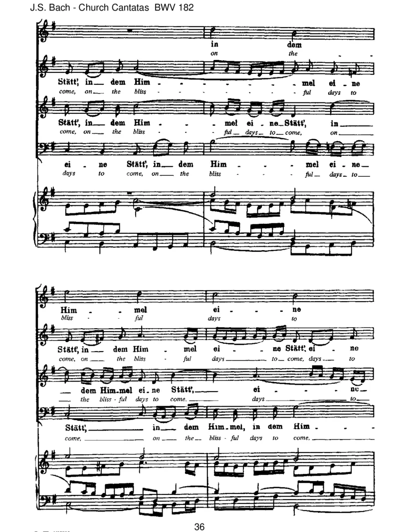 BWV182Himmelsk_nig,seiwilkommen_一万首著名钢琴曲谱哈农贝多芬合集视频教学电子版高清无水印可打印_1古典钢琴知名音乐家谱_巴赫钢琴谱全集_J.S巴赫作品全集_JohannSebastianBach(1685-1750)巴赫